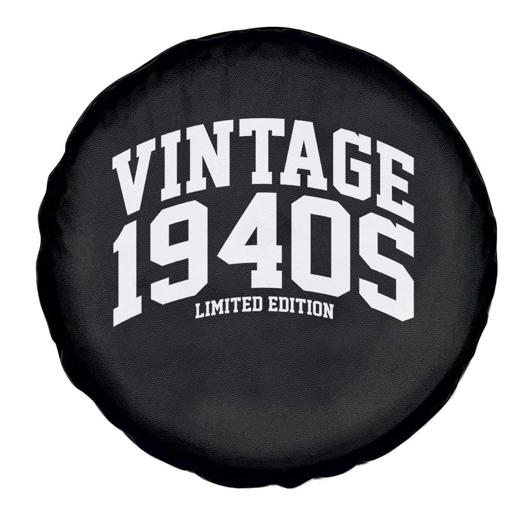 Vintage 1940s Limited Edition Spare Tire Cover Vintage Varsity Funny Cool 1940 Theme TS10 Print Your Wear