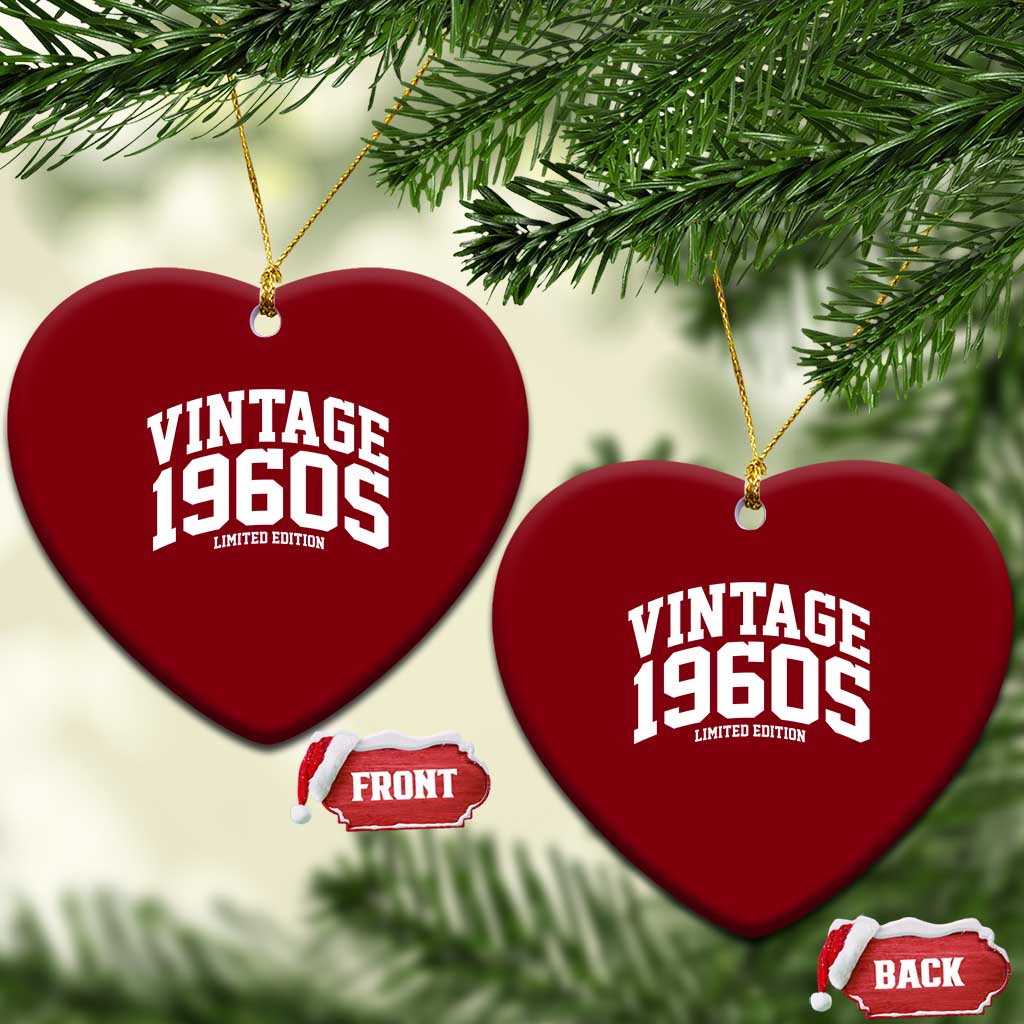 Vintage 1960s Limited Edition Ceramic Ornament Vintage Varsity Funny Cool 1960 Theme TS10 Print Your Wear