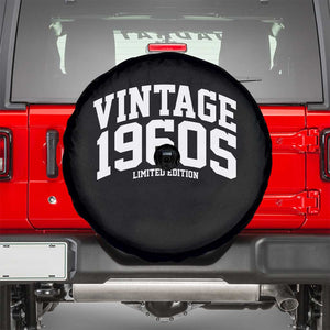 Vintage 1960s Limited Edition Spare Tire Cover Vintage Varsity Funny Cool 1960 Theme TS10 Black Print Your Wear