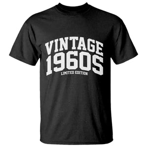 Vintage 1960s Limited Edition T Shirt Vintage Varsity Funny Cool 1960 Theme TS10 Black Print Your Wear