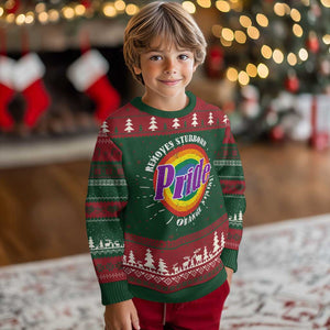 Pride Removes Stubborn Orange Stains Knit Sweatshirt Pride Month LGBTQ TS10 Christmas Print Your Wear