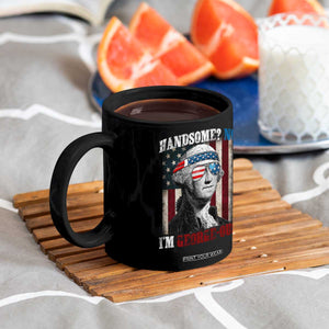 Funny 4th Of July Coffee Mug George Washington Handsome No Georgeous TS10 Print Your Wear