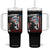 Funny 4th Of July Tumbler With Handle George Washington Handsome No Georgeous TS10 One Size: 40 oz Black Print Your Wear