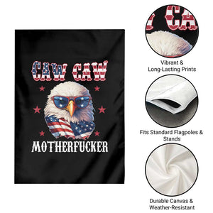 Bald Eagle Patriotic Garden Flag Caw Caw Motherfucker American Flag TS10 Print Your Wear