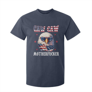 Bald Eagle Patriotic T Shirt For Kid Caw Caw Motherfucker American Flag TS10 Navy Print Your Wear