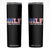 Funny Patriotic 4th Of July Skinny Tumbler DILF Damn I Love Freedom American Flag TS10 Black Print Your Wear