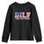 Funny Patriotic 4th Of July Youth Sweatshirt DILF Damn I Love Freedom American Flag TS10 Black Print Your Wear
