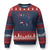 Patriotic Subtle FDT Ugly Christmas Sweater Coquette Bow Patriotic 4th of July TS10 Navy Red Print Your Wear