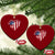 Patriotic Christian Ceramic Ornament Faith In God Heart Cross Flag 4th Of July Religious TS10 Print Your Wear