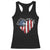 Patriotic Christian Racerback Tank Top Faith In God Heart Cross Flag 4th Of July Religious TS10 Black Print Your Wear