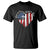 Patriotic Christian T Shirt Faith In God Heart Cross Flag 4th Of July Religious TS10 Black Print Your Wear