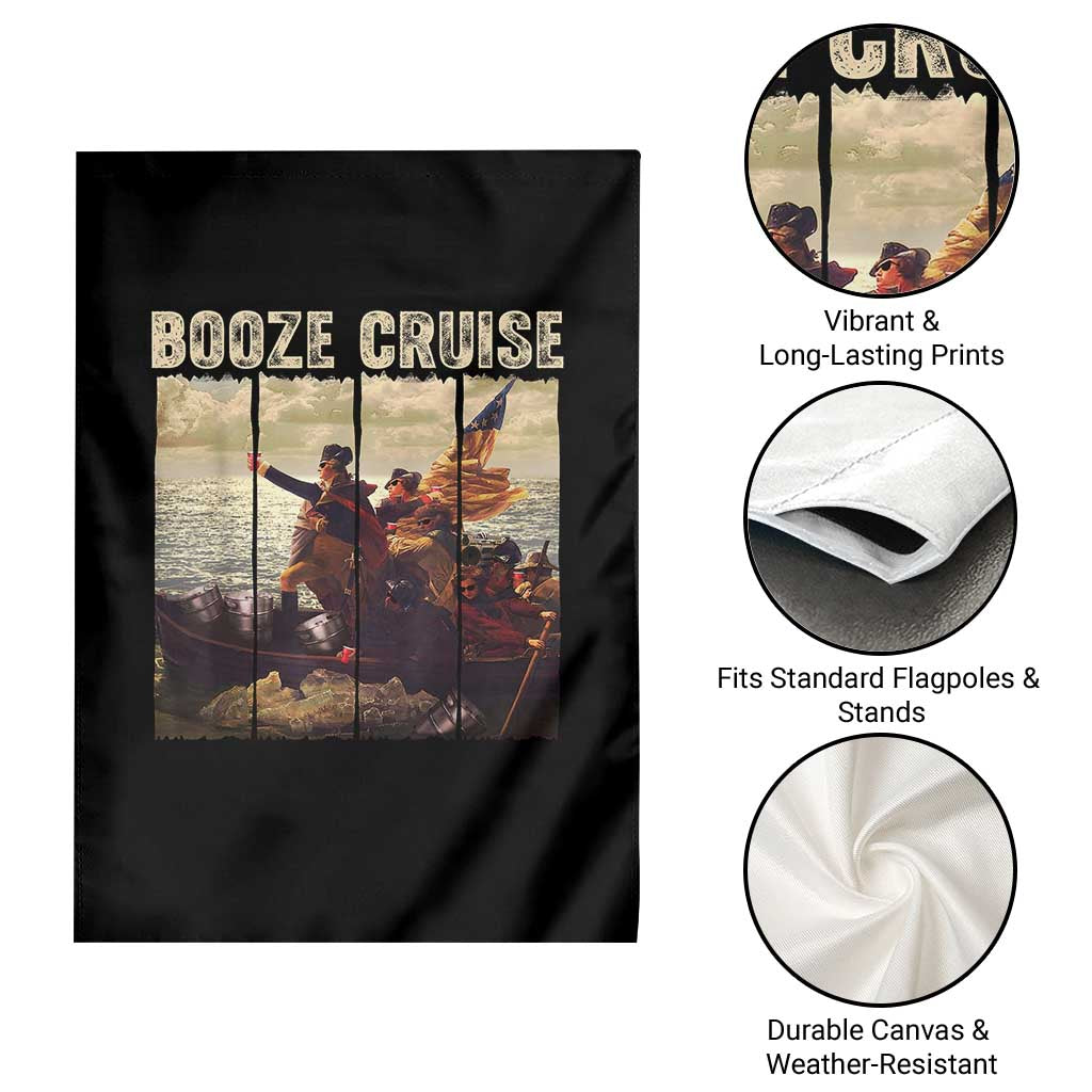 Funny 4th of July Garden Flag Political Party Booze Cruise Founding Father TS10 Print Your Wear