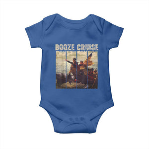Funny 4th of July Baby Onesie Political Party Booze Cruise Founding Father TS10 Royal Blue Print Your Wear