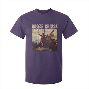 Funny 4th of July T Shirt For Kid Political Party Booze Cruise Founding Father TS10 Purple Print Your Wear