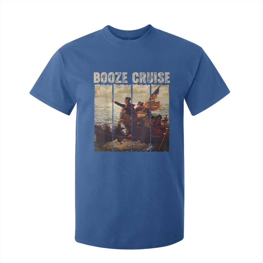 Funny 4th of July T Shirt For Kid Political Party Booze Cruise Founding Father TS10 Royal Blue Print Your Wear