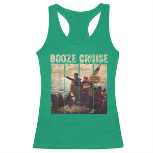 Funny 4th of July Racerback Tank Top Political Party Booze Cruise Founding Father TS10 Irish Green Print Your Wear