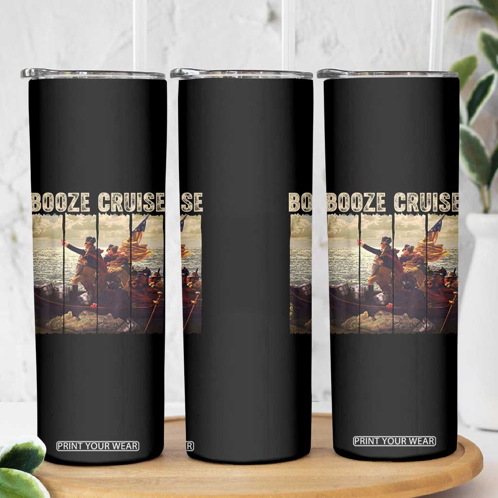 Funny 4th of July Skinny Tumbler Political Party Booze Cruise Founding Father TS10 Print Your Wear