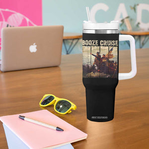 Funny 4th of July Tumbler With Handle Political Party Booze Cruise Founding Father TS10 Print Your Wear