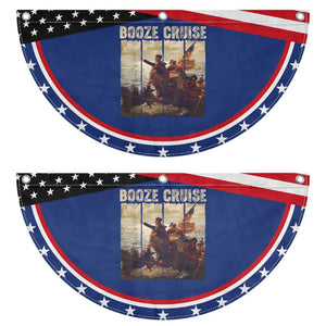 Funny 4th of July Patriotic Fan Flag Political Party Booze Cruise Founding Father