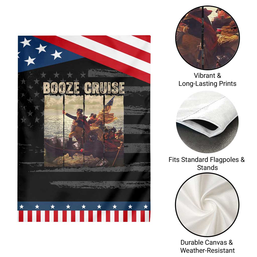Funny 4th of July Garden Flag Political Party Booze Cruise Founding Father TS10 Print Your Wear