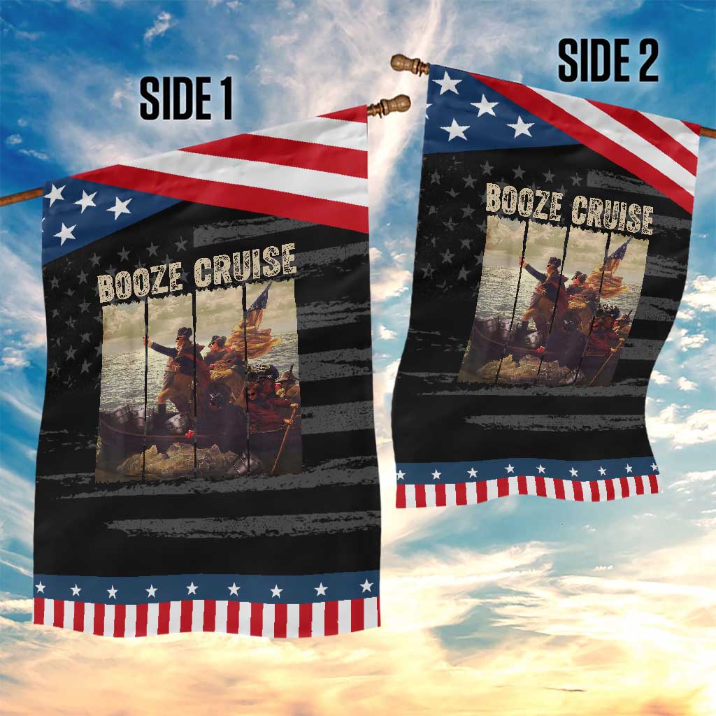 Funny 4th of July Garden Flag Political Party Booze Cruise Founding Father TS10 Print Your Wear