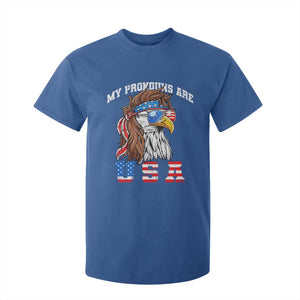 Funny 4th of July T Shirt For Kid My Pronouns Are USA Eagle American TS10 Royal Blue Print Your Wear
