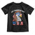 Funny 4th of July Toddler T Shirt My Pronouns Are USA Eagle American TS10 Black Print Your Wear