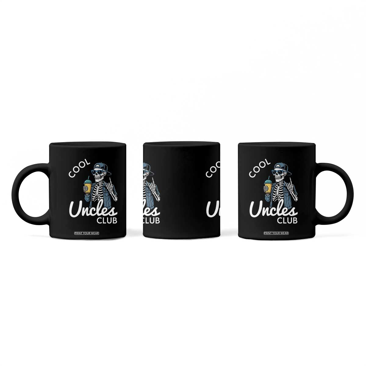 Cool Uncles Club Coffee Mug Funny Uncle Skeleton TS10 Print Your Wear