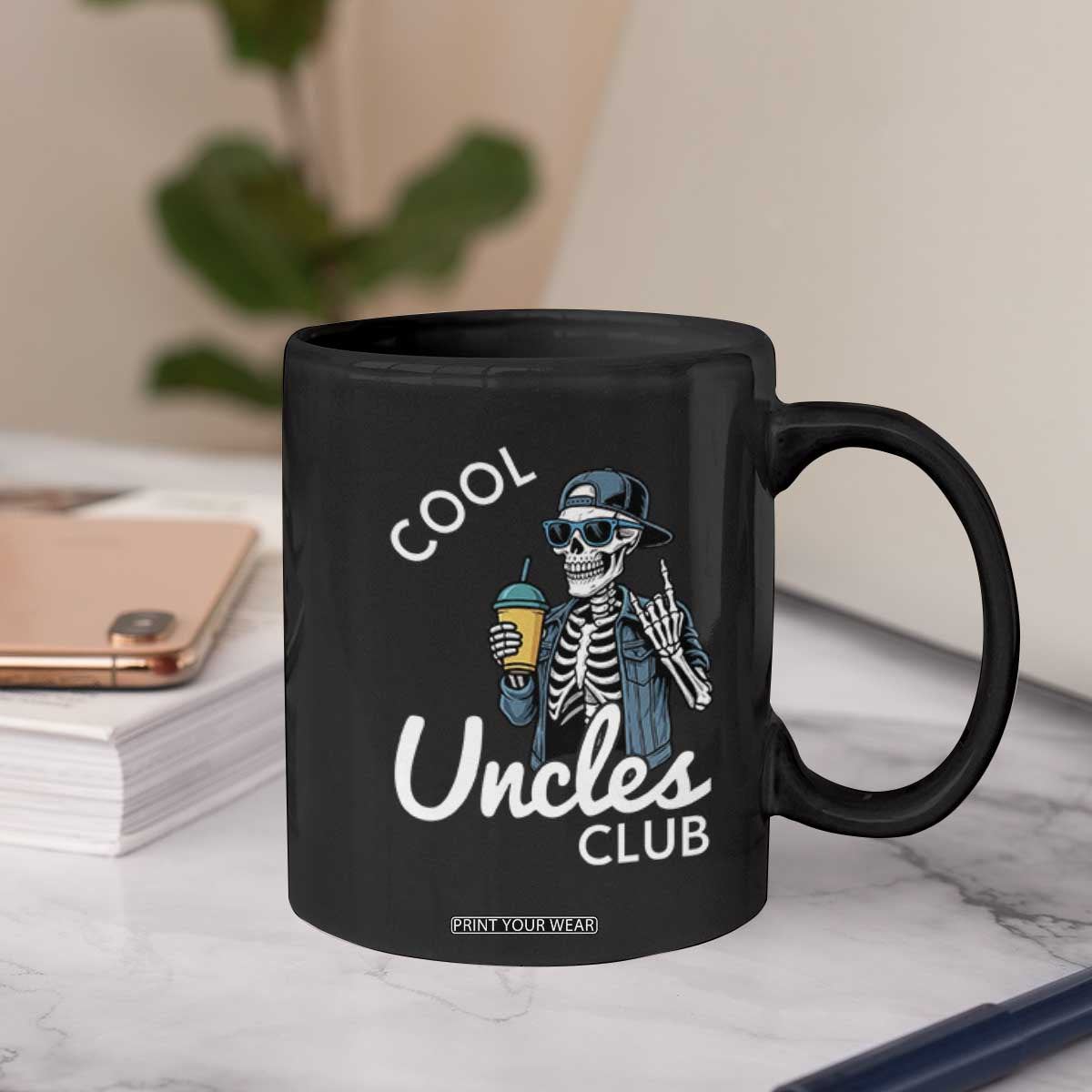 Cool Uncles Club Coffee Mug Funny Uncle Skeleton TS10 Print Your Wear