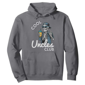 Cool Uncles Club Hoodie Funny Uncle Skeleton