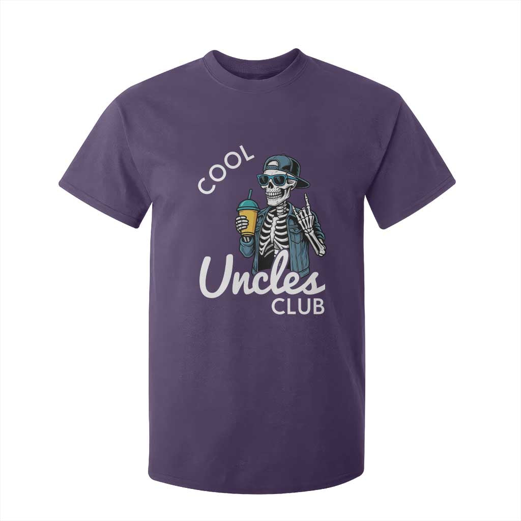 Cool Uncles Club T Shirt For Kid Funny Uncle Skeleton TS10 Purple Print Your Wear