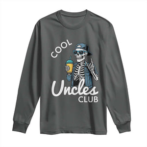 Cool Uncles Club Long Sleeve Shirt Funny Uncle Skeleton
