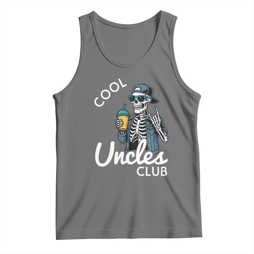 Cool Uncles Club Tank Top Funny Uncle Skeleton