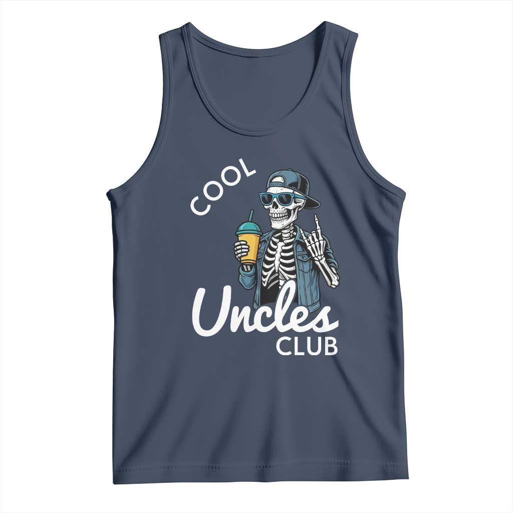 Cool Uncles Club Tank Top Funny Uncle Skeleton