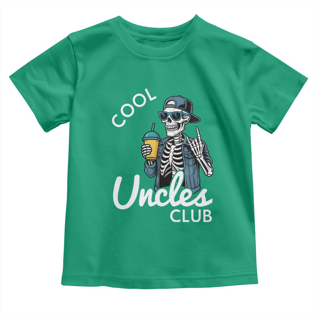 Cool Uncles Club Toddler T Shirt Funny Uncle Skeleton TS10 Irish Green Print Your Wear