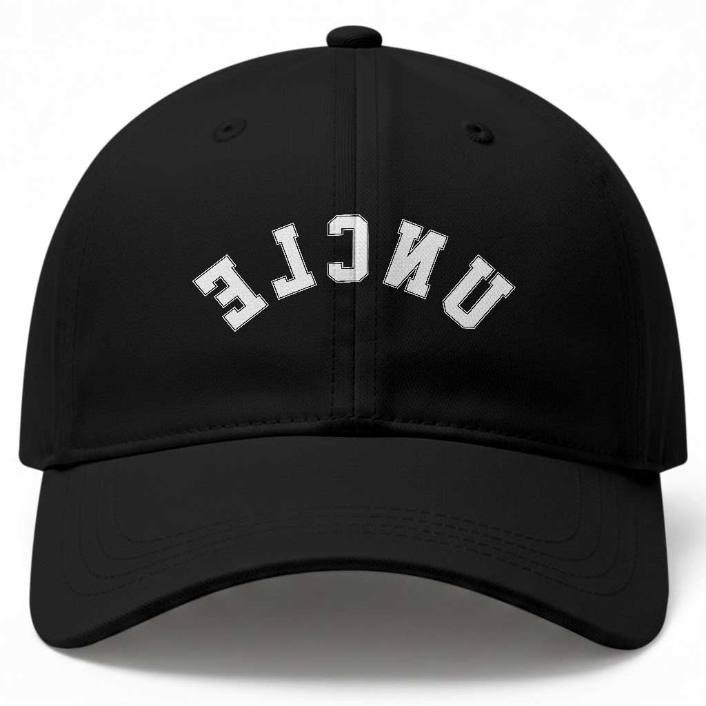 Uncles Baseball Cap Pregnancy Announcement Gifts For Uncle Retro Upside Down Text
