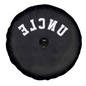 Uncles Spare Tire Cover Pregnancy Announcement Gifts For Uncle Retro Upside Down Text TS10 Print Your Wear