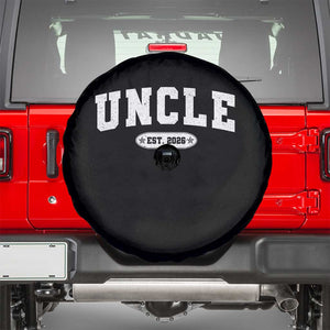 Promoted To Uncle Est 2026 Spare Tire Cover New Uncle Gift TS10 Black Print Your Wear