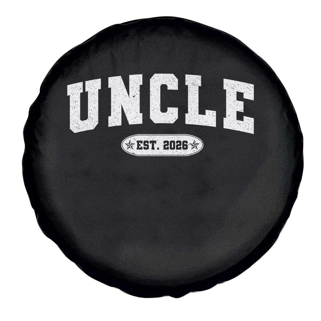 Promoted To Uncle Est 2026 Spare Tire Cover New Uncle Gift TS10 Print Your Wear