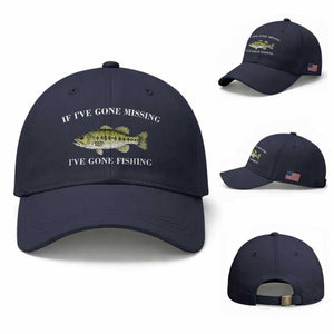Funny Bass Fishing Baseball Cap Largemouth Bass Anglers Outdoor Lovers