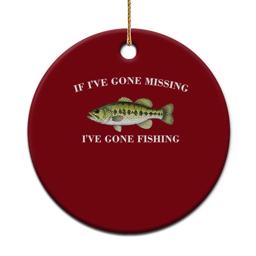 Funny Bass Fishing Ceramic Ornament Largemouth Bass Anglers Outdoor Lovers TS10 1pc Red Print Your Wear