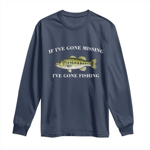 Funny Bass Fishing Long Sleeve Shirt Largemouth Bass Anglers Outdoor Lovers