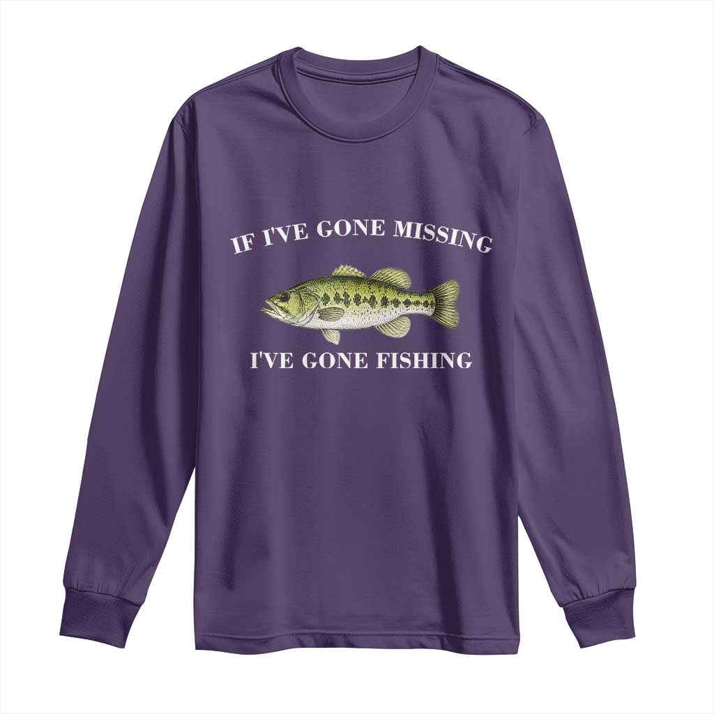 Funny Bass Fishing Long Sleeve Shirt Largemouth Bass Anglers Outdoor Lovers