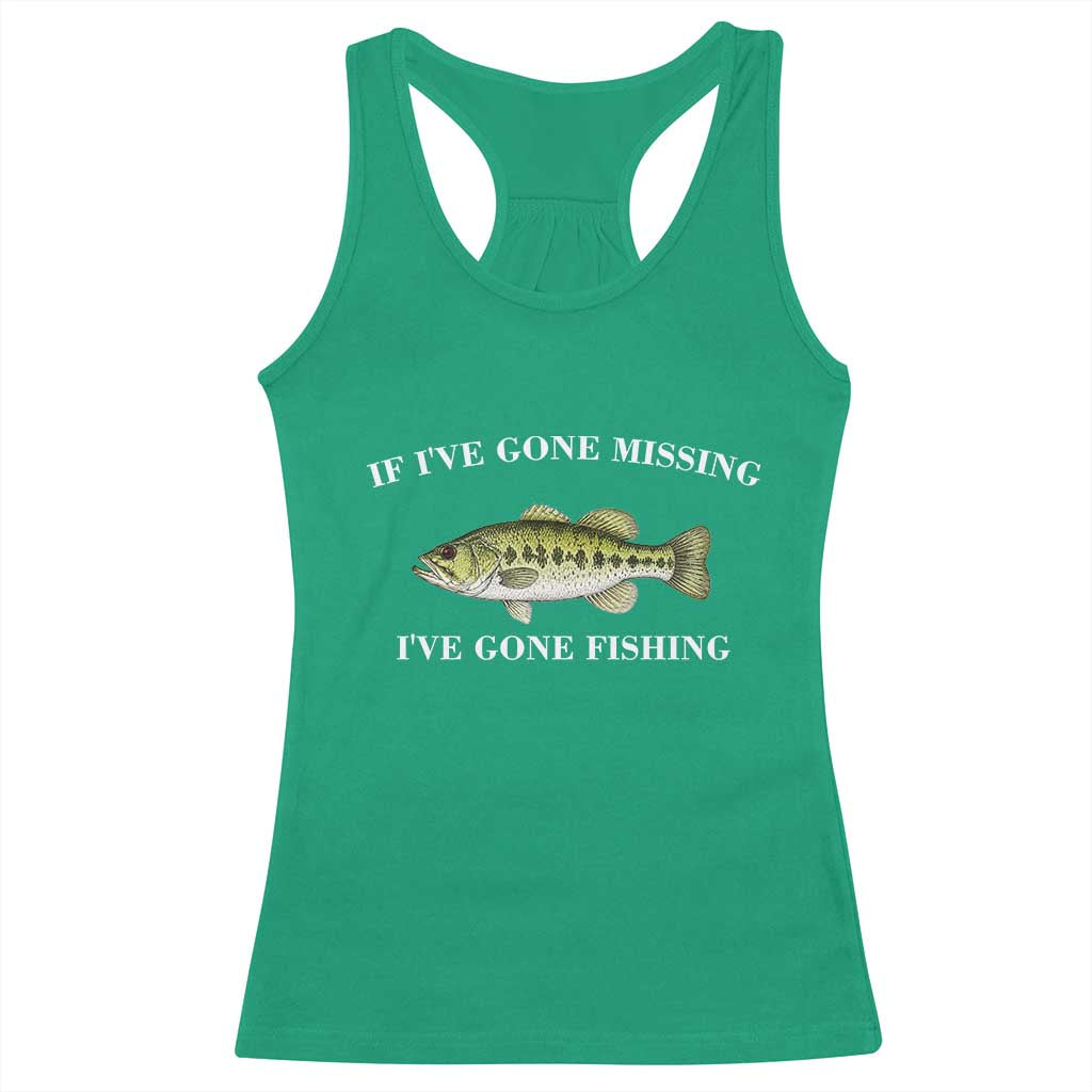 Funny Bass Fishing Racerback Tank Top Largemouth Bass Anglers Outdoor Lovers