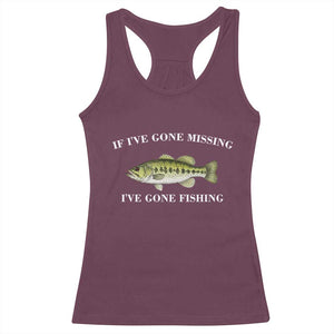 Funny Bass Fishing Racerback Tank Top Largemouth Bass Anglers Outdoor Lovers
