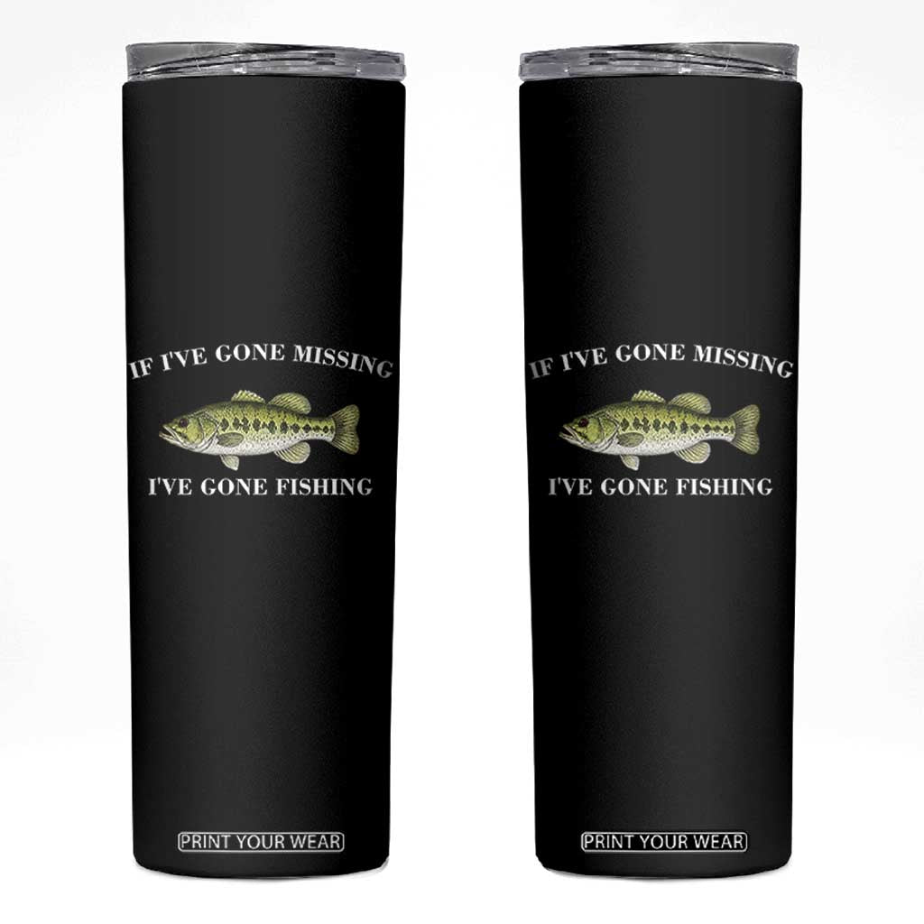 Funny Bass Fishing Skinny Tumbler Largemouth Bass Anglers Outdoor Lovers