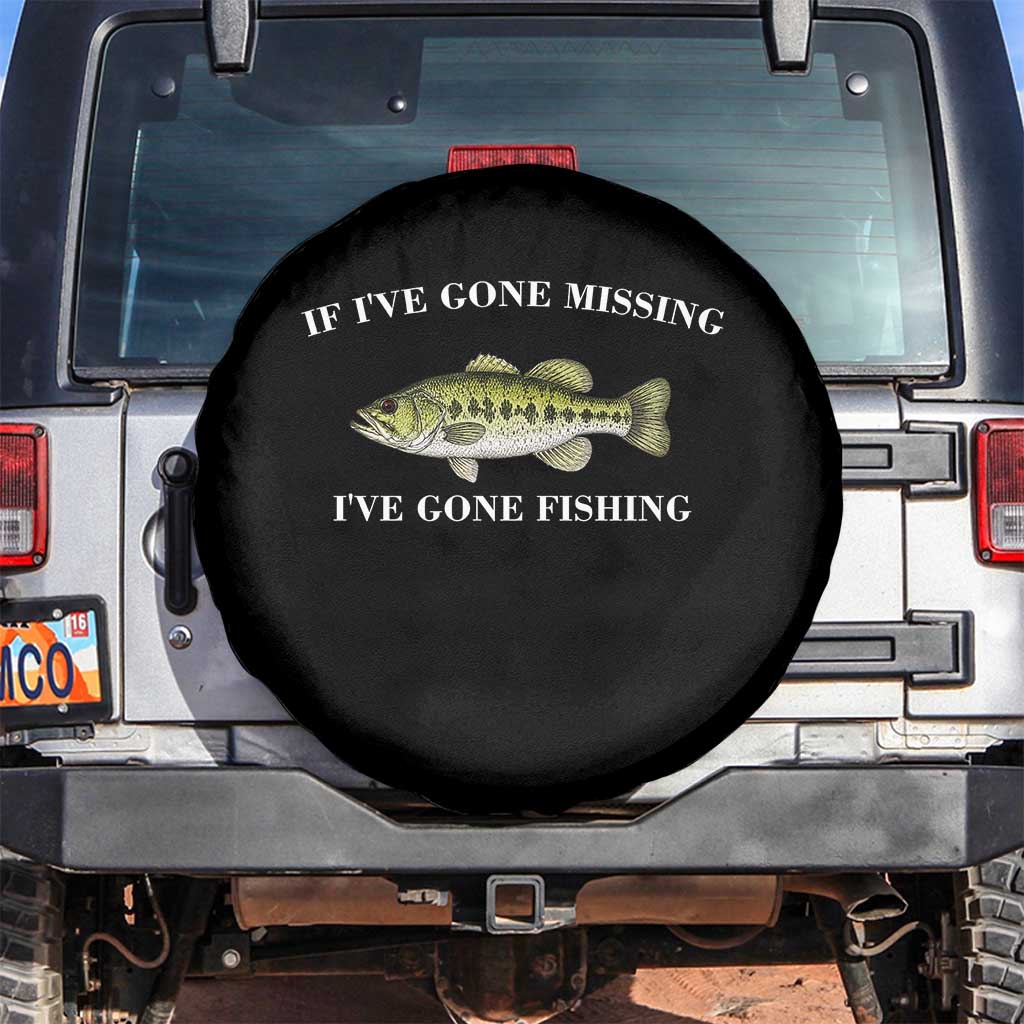 Funny Bass Fishing Spare Tire Cover Largemouth Bass Anglers Outdoor Lovers TS10 No hole Black Print Your Wear