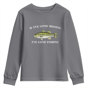 Funny Bass Fishing Youth Sweatshirt Largemouth Bass Anglers Outdoor Lovers
