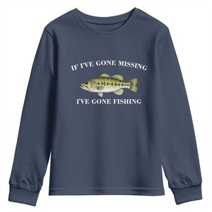 Funny Bass Fishing Youth Sweatshirt Largemouth Bass Anglers Outdoor Lovers