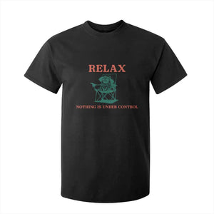 Chill Pug T Shirt For Kid Vintage Dog Lovers Relax Nothing Is Under Control Summer Chilling Vibes